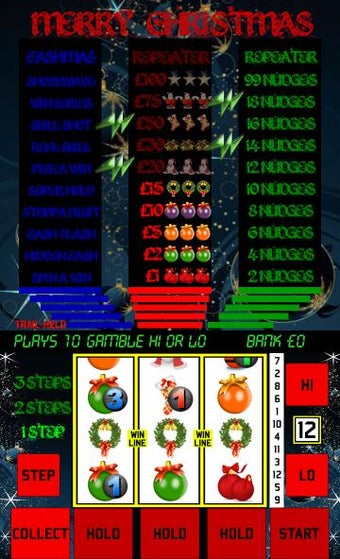 Image 1 for Christmas Fruit Machine