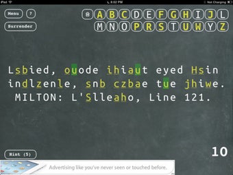 Image 0 for Enigma Cryptoquote Puzzle…