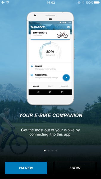 Imagen 1 para RideControl e-bike app