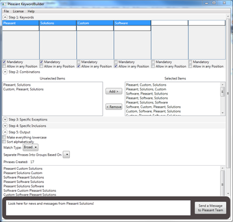 Image 0 for Keyword Builder