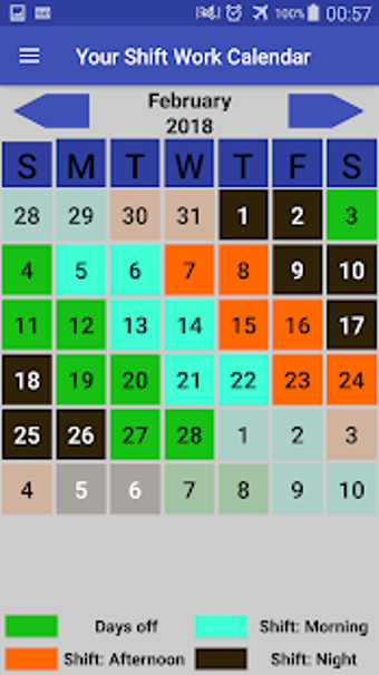 Image 3 for Your Shift Work Calendar