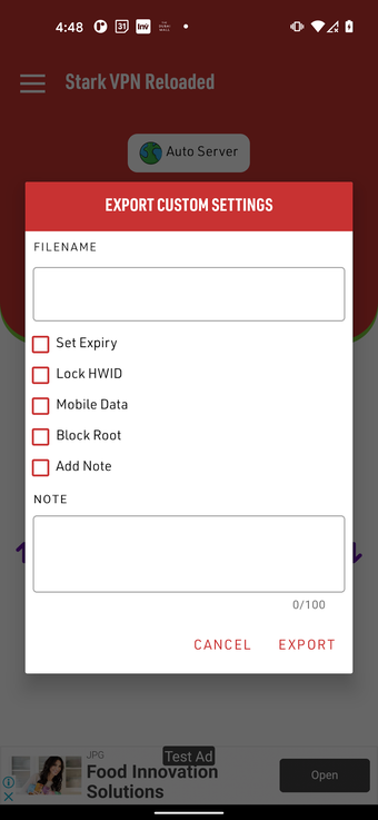 Image 0 for Stark VPN Reloaded