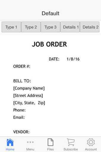 Imagen 0 para Job Order