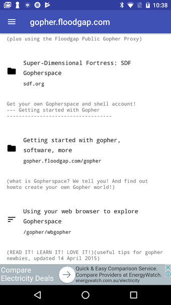 Imagen 0 para DiggieDog: A Gopher Clien…