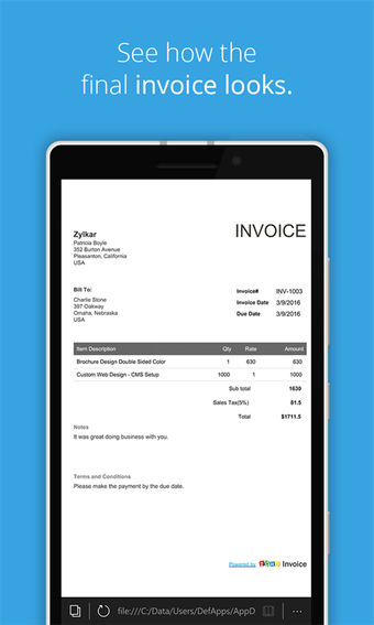 Image 0 for Free Invoice Generator fo…