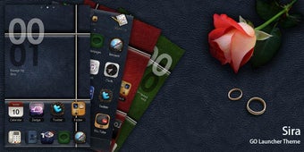 Imagen 3 para Sira GO Launcher Theme