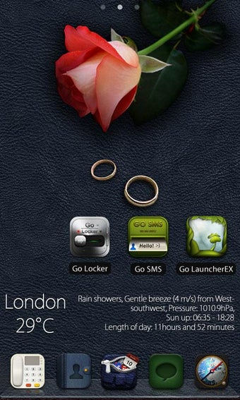 Imagen 2 para Sira GO Launcher Theme