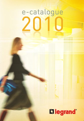 Image 0 for e-catalogue Legrand 2010 …
