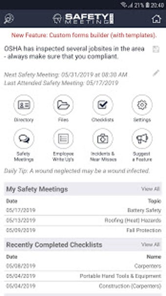 Image 0 for Safety Meeting Pro (Check…