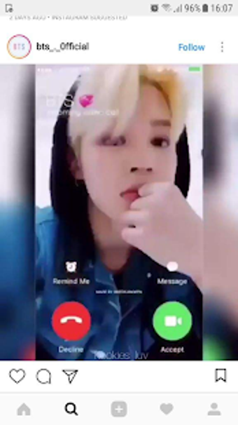 Imagen 3 para BTS Video Call & Chat Sim…