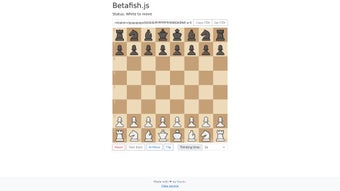 Imagen 0 para Betafish.js  Chess AI