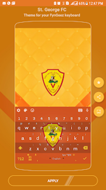 Image 2 for Amharic Keyboard theme -S…