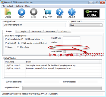 Image 3 for Daossoft ZIP Password Res…
