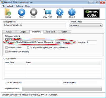 Image 7 for Daossoft ZIP Password Res…