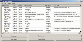 Image 0 for Windows Service Manager
