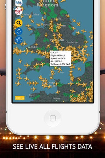 Image 0 for Air UK : Live flight trac…