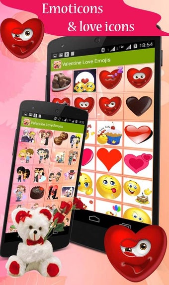 Imagen 1 para Valentine Love Emojis