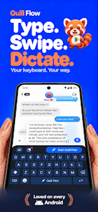 Imagen 0 para Quill Flow: AI Voice Keyb…