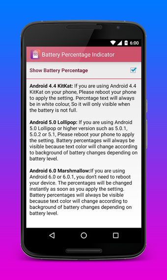 Image 1 for Battery Percentage Indica…