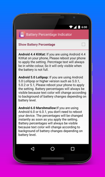 Image 2 for Battery Percentage Indica…