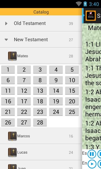 Imagen 1 para Spanish Holy Bible Audio …