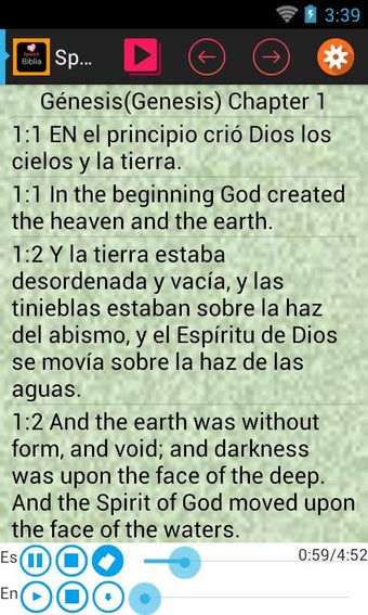Imagen 1 para Spanish Holy Bible Audio …