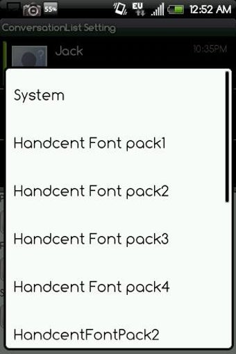 Imagen 1 para Handcent Font Pack5