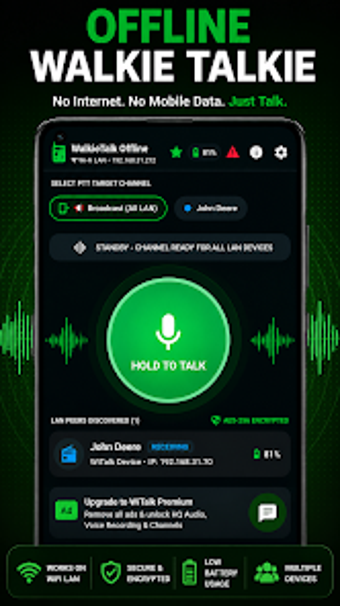 Image 0 for WalkieTalk Offline
