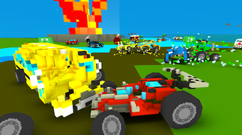 Imagen 0 para Blocky Car Crash Royale