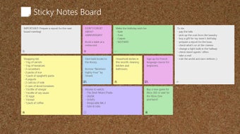 Imagen 2 para Sticky Notes Board for Wi…