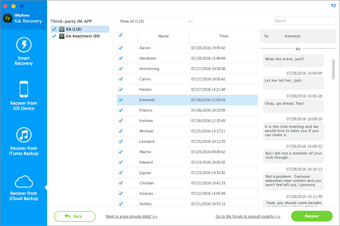 Imagen 2 para iMyfone iPhone Kik Recove…
