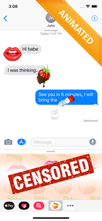 Image 1 for Animated Dirty Emojis Sti…