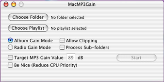 Image 2 for MacMP3Gain