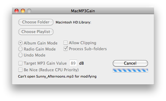 Image 1 for MacMP3Gain