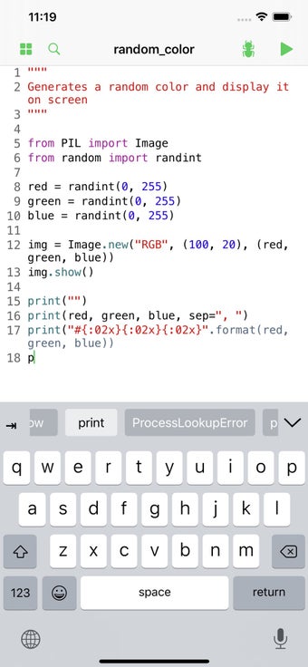 Image 3 for Pyto - Python 3.7