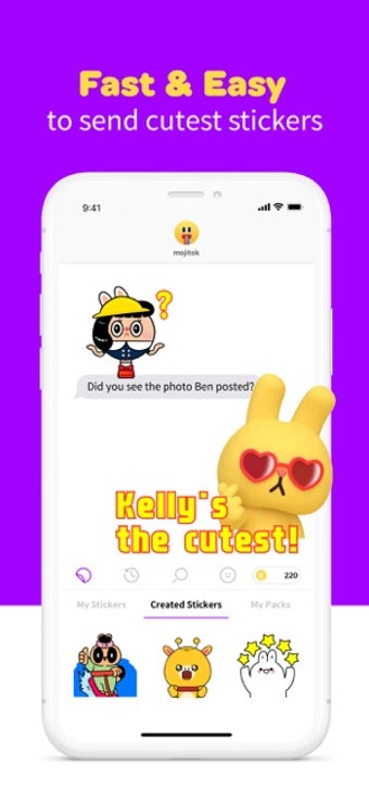 Image 3 for mojitok : stickers for ch…
