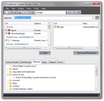 Image 0 for Cyotek Sitemap Creator