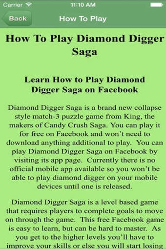 Imagen 0 para Guide For Diamond Digger …