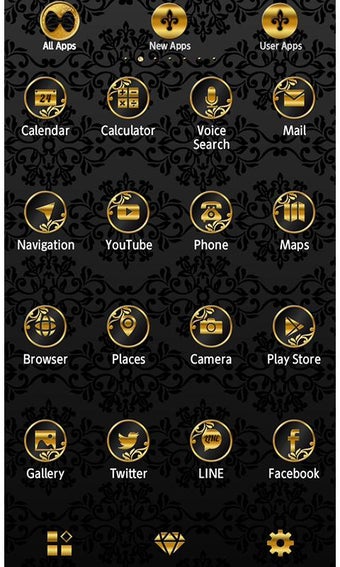Imagen 2 para Stylish Theme-VIP Gold Ri…
