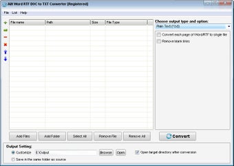 Image 0 for Ailt Word RTF DOC to TXT …