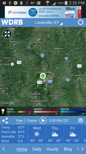 Imagen 3 para WDRB Weather & Traffic