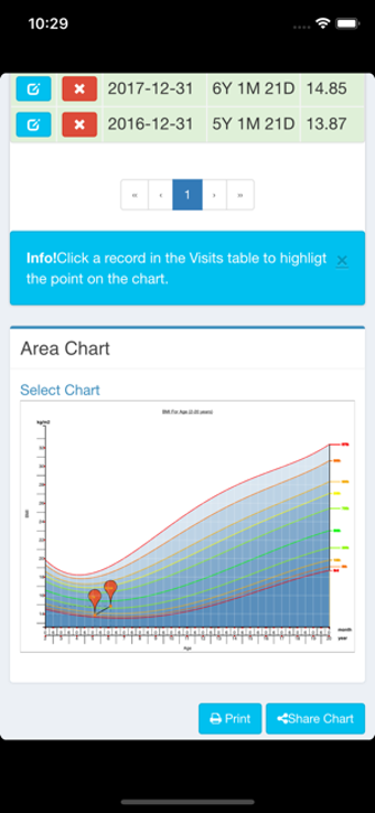 Imagen 3 para Growth Chart (CDC / WHO)
