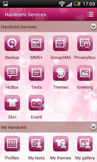 Imagen 3 para Handcent 5 Skin Valentine…