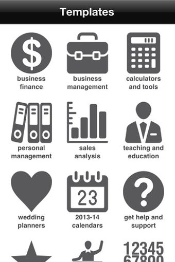 Image 0 for Templates for Excel Sprea…