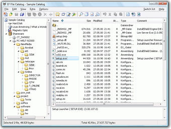 Image 0 for EF File Catalog