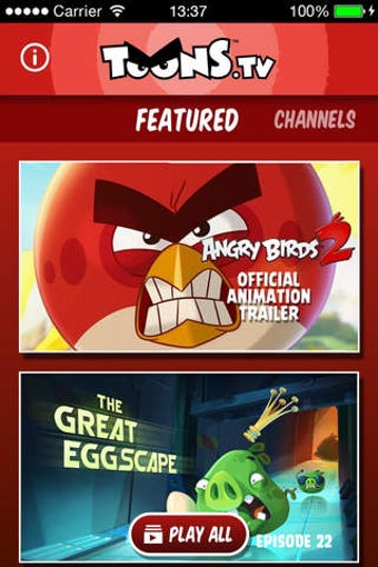 Image 0 for ToonsTV: Angry Birds vide…
