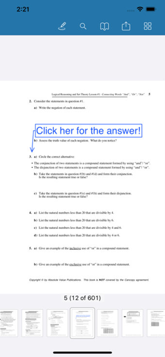 Image 1 for iWriteMath Foundations 12