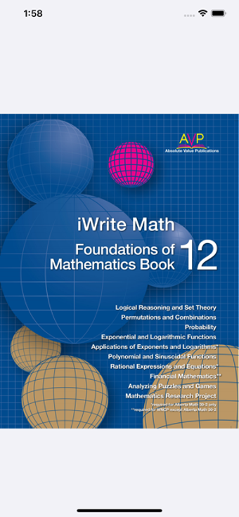 Image 2 for iWriteMath Foundations 12