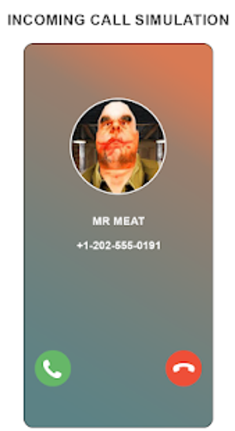 Image 1 for meat scary fake call simu…