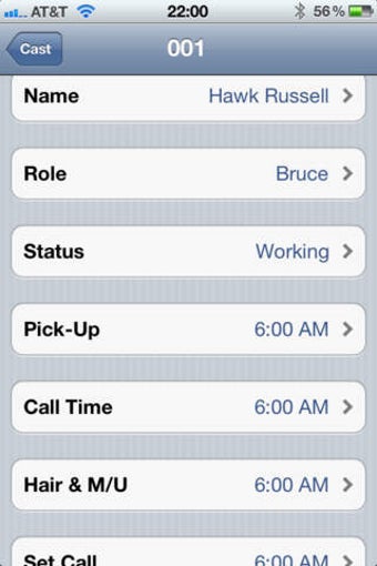 Imagen 0 para Pocket Call Sheet